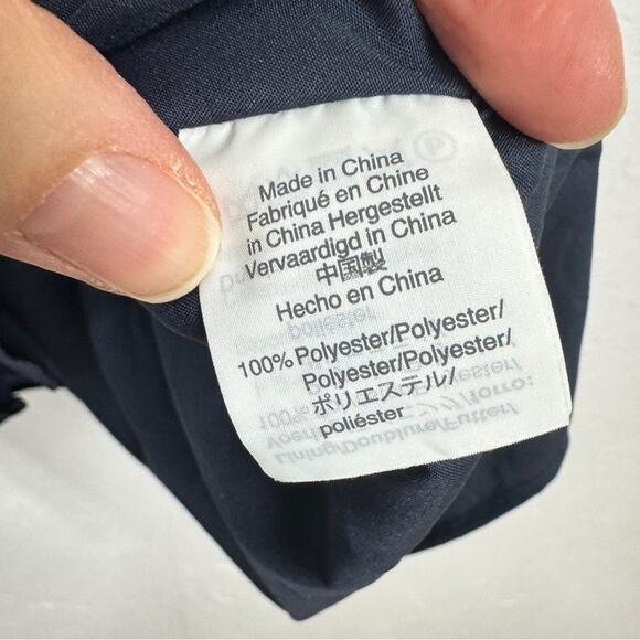 J Crew Blue Velvet Mini Dress Womens 4 Casual Fall Long Sleeve Classic Preppy - Picture 3 of 12